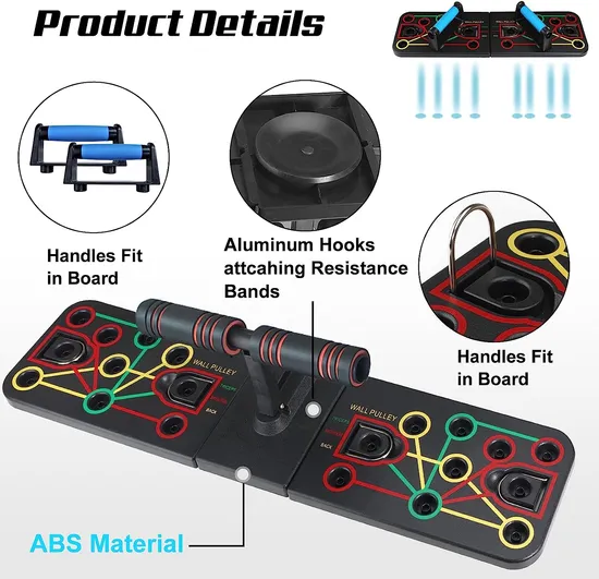 Gym Exercise Equipment Multi Function Abdominal Resistance Bands Sit up Trainer
