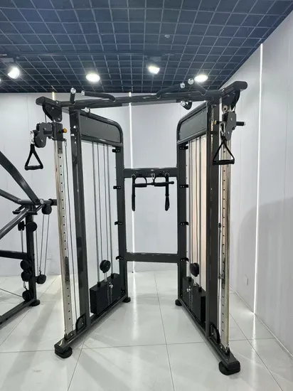 Fitness Multi Strength Fitness 4 Station Home Gym Equipment Cable Crossover Trainer Multifunction for Bodybuilding 