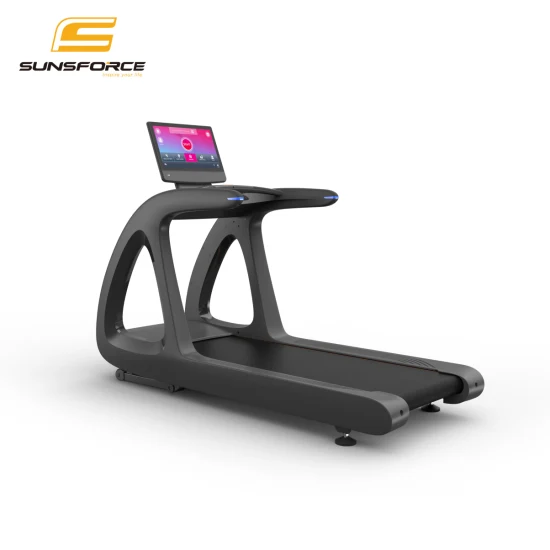 China Manufacturer with CE/En957/TUV/SGS/OHSAS/Imps 21.5 Inch Touch Screen Gym Commercial Grade Fitness Equipment Treadmill for Sport